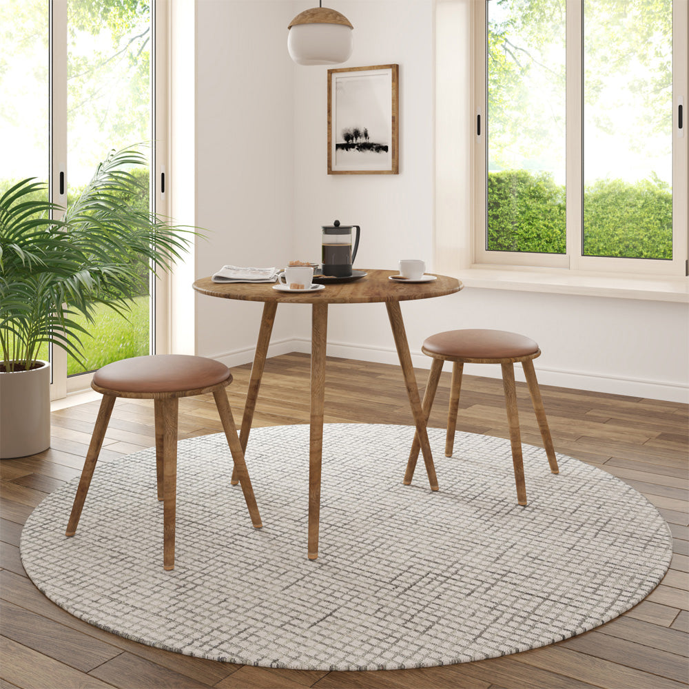 LR Home Criss Cross Rug — Silver / Ivory