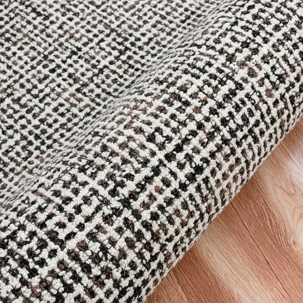 LR Home Criss Cross Rug — Gray