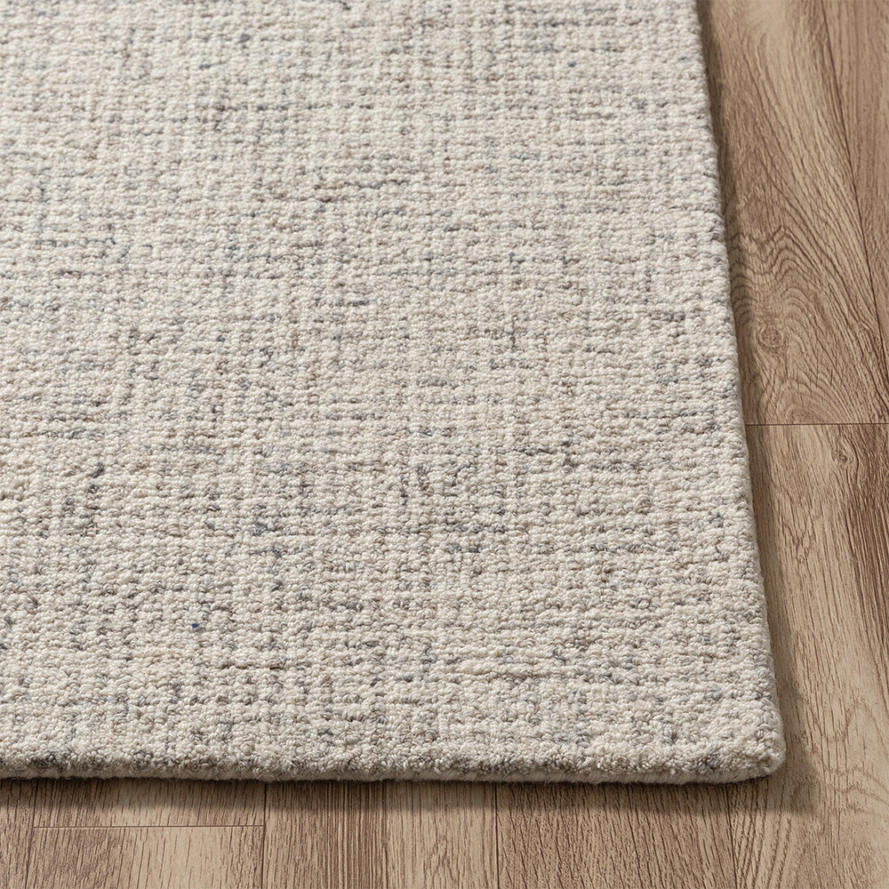 LR Home Criss Cross Rug — Ivory/ Greige