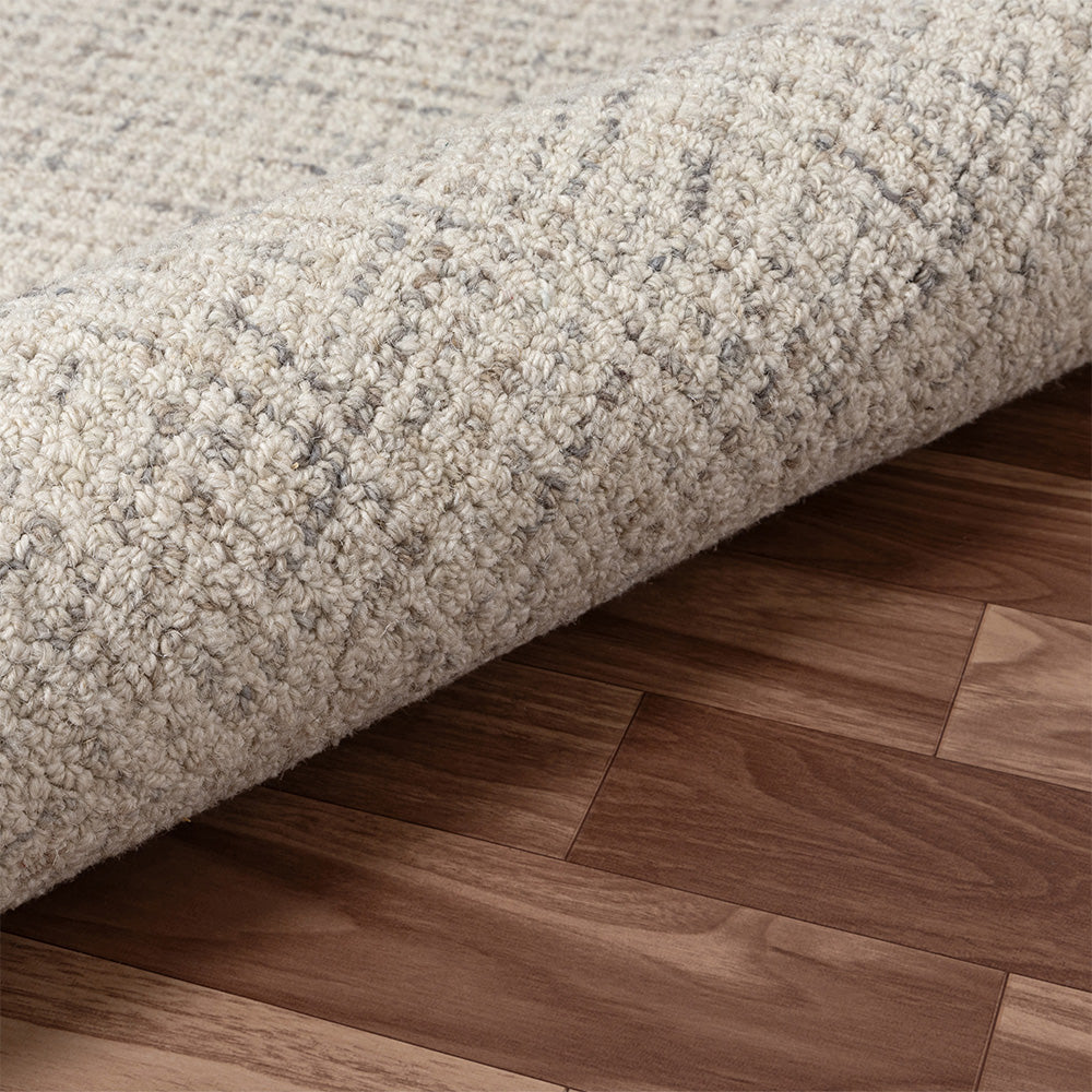 LR Home Criss Cross Rug — Ivory/ Greige