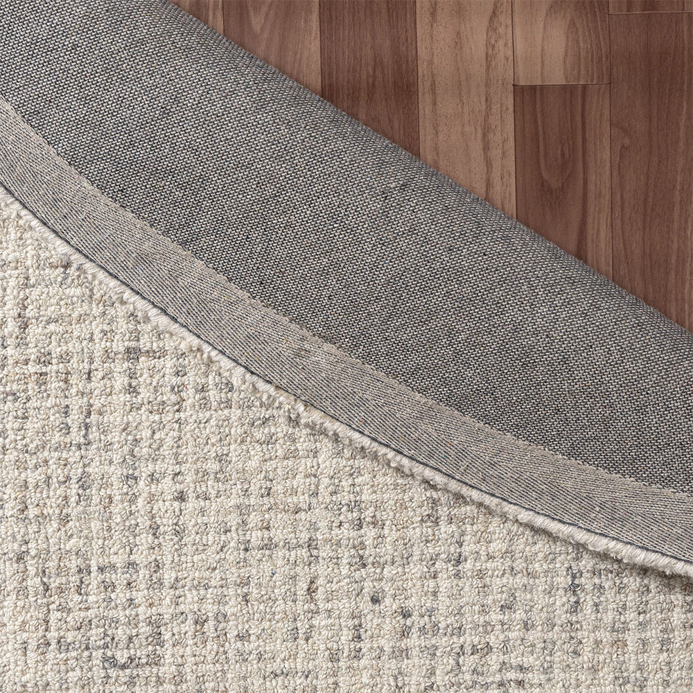 LR Home Criss Cross Rug — Ivory/ Greige