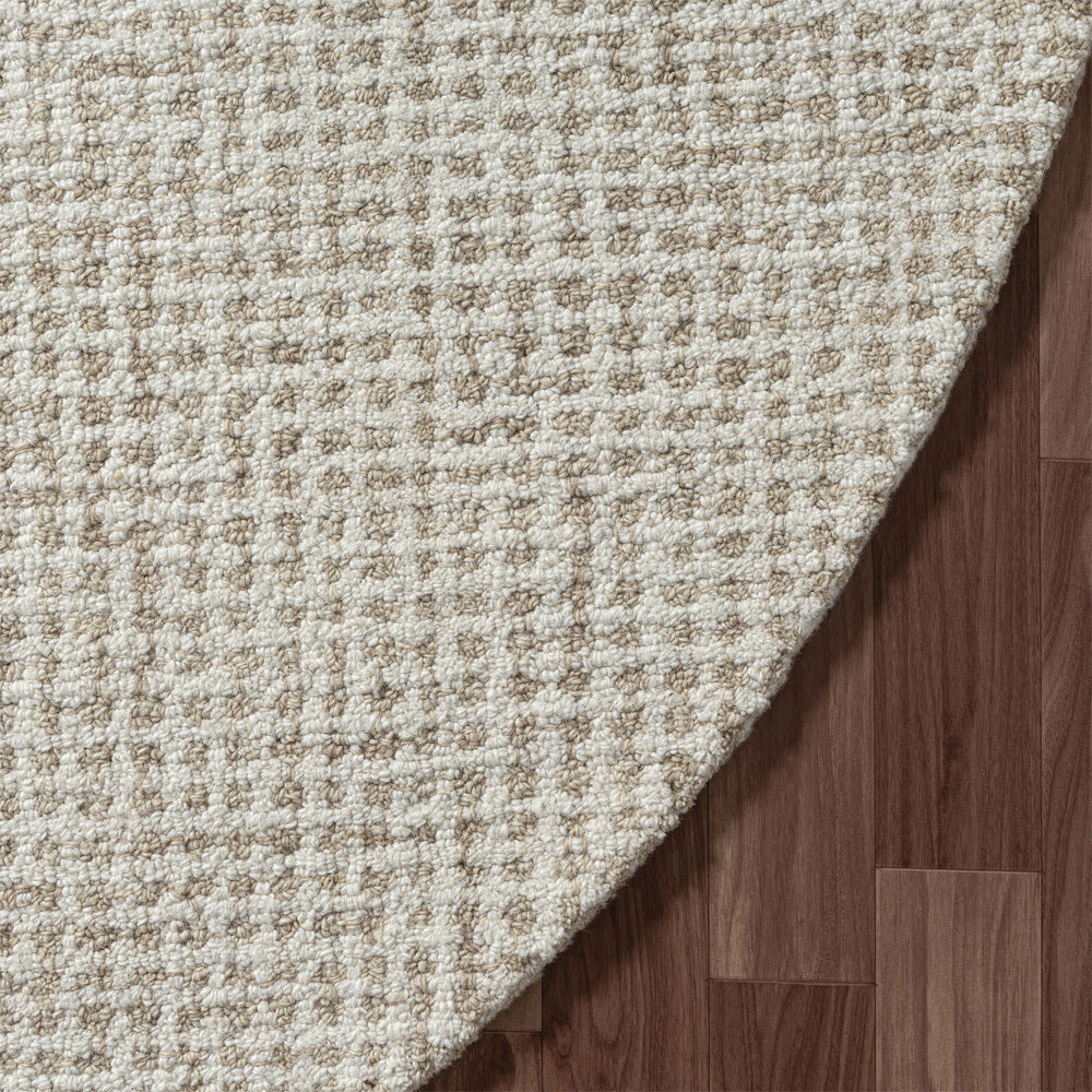 LR Home Criss Cross Rug — Beige