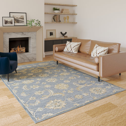 LR Home Dome Rug — Stone Blue