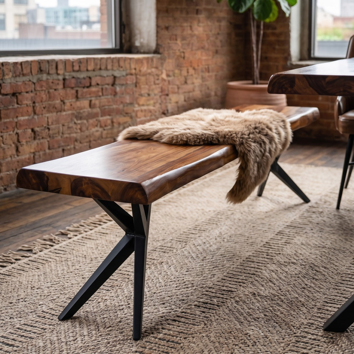 Home Trends & Design Austin Loft Bench
