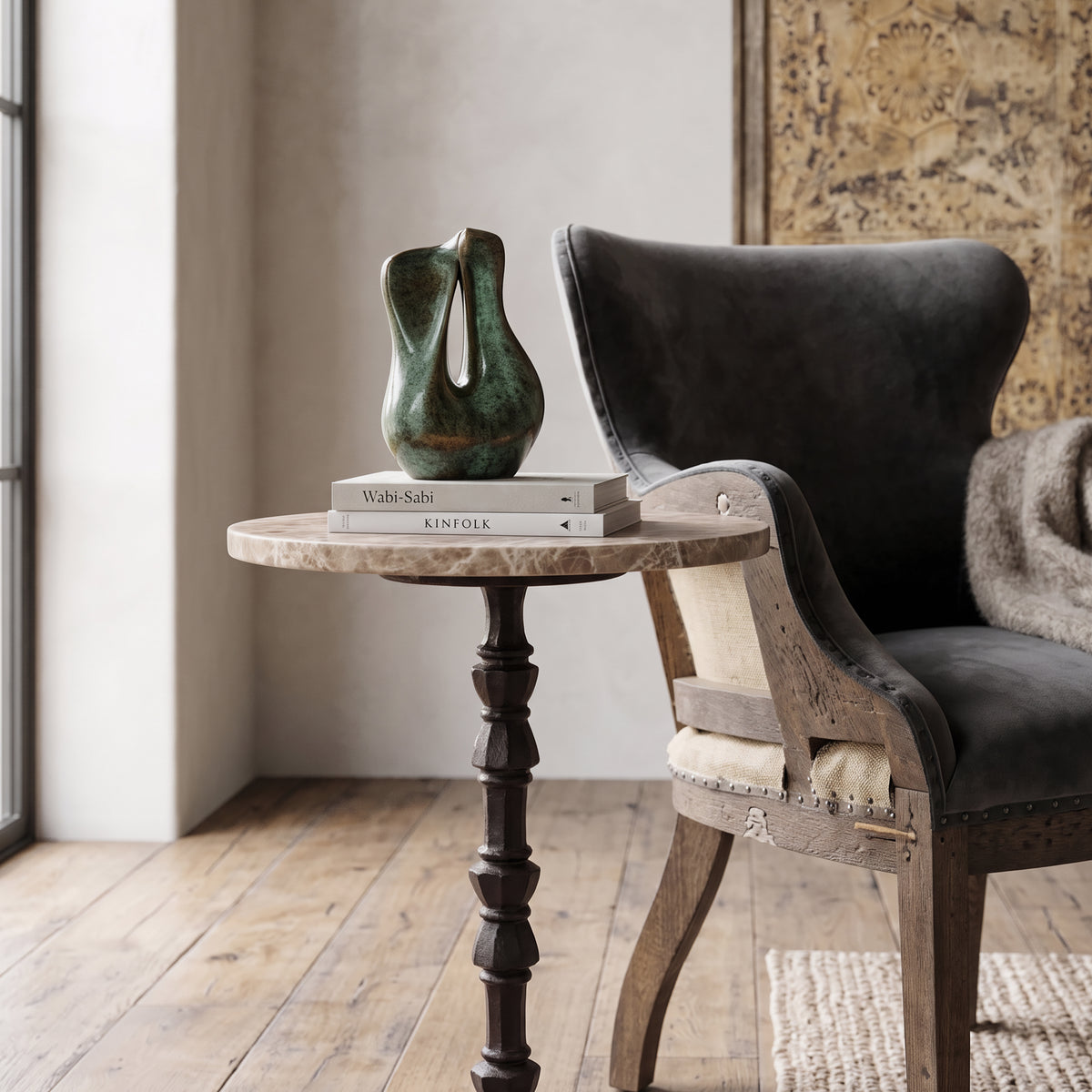 Home Trends Direct Detroit 12" Side Table