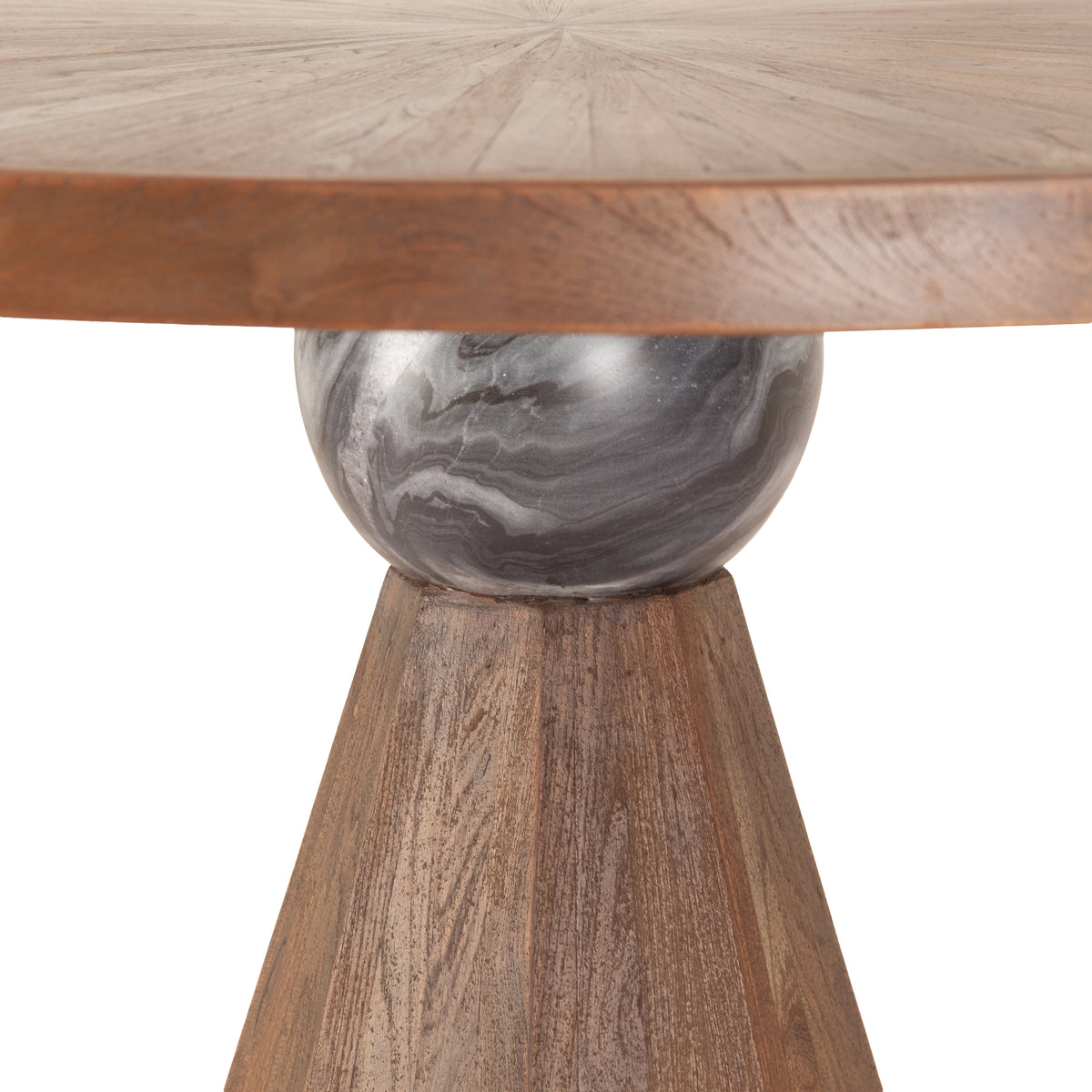 Home Trends & Design Eiffel 48" Gathering Table — Antique Finish