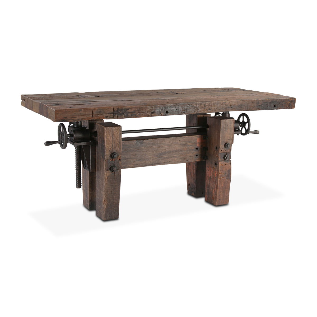Home Trends & Design Eiffel 67" Adjustable Desk — Natural