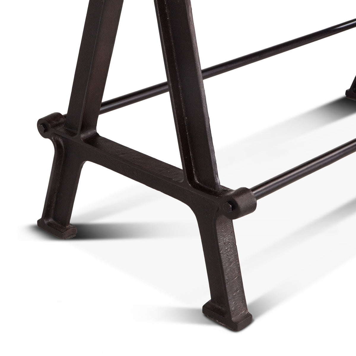 Home Trends & Design Industrial Loft 72" Gathering Table — Walnut