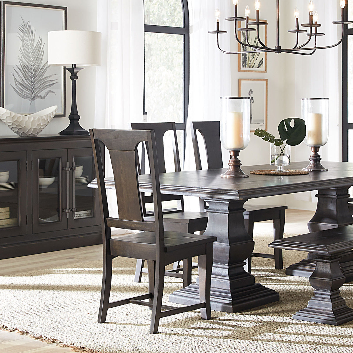 Home Trends & Design Nimes Dining Table — Vintage Brown