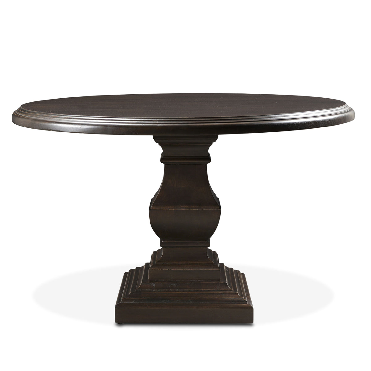 Home Trends & Design Nimes Round Dining Table — Vintage Brown