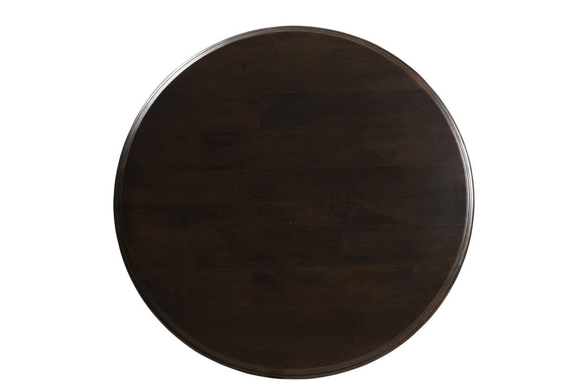 Home Trends & Design Nimes Round Dining Table — Vintage Brown