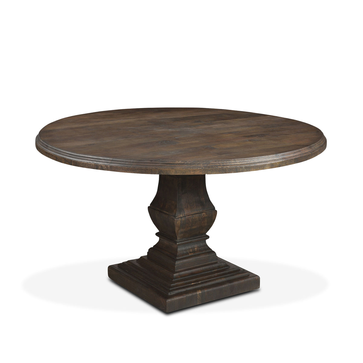 Home Trends & Design Nimes Round Dining Table — Weathered Mango