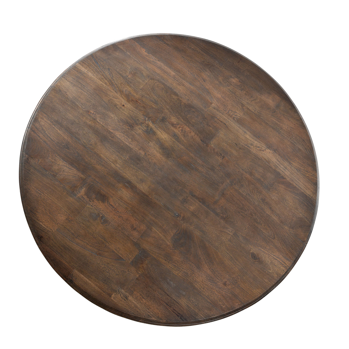 Home Trends & Design Nimes Round Dining Table — Weathered Mango