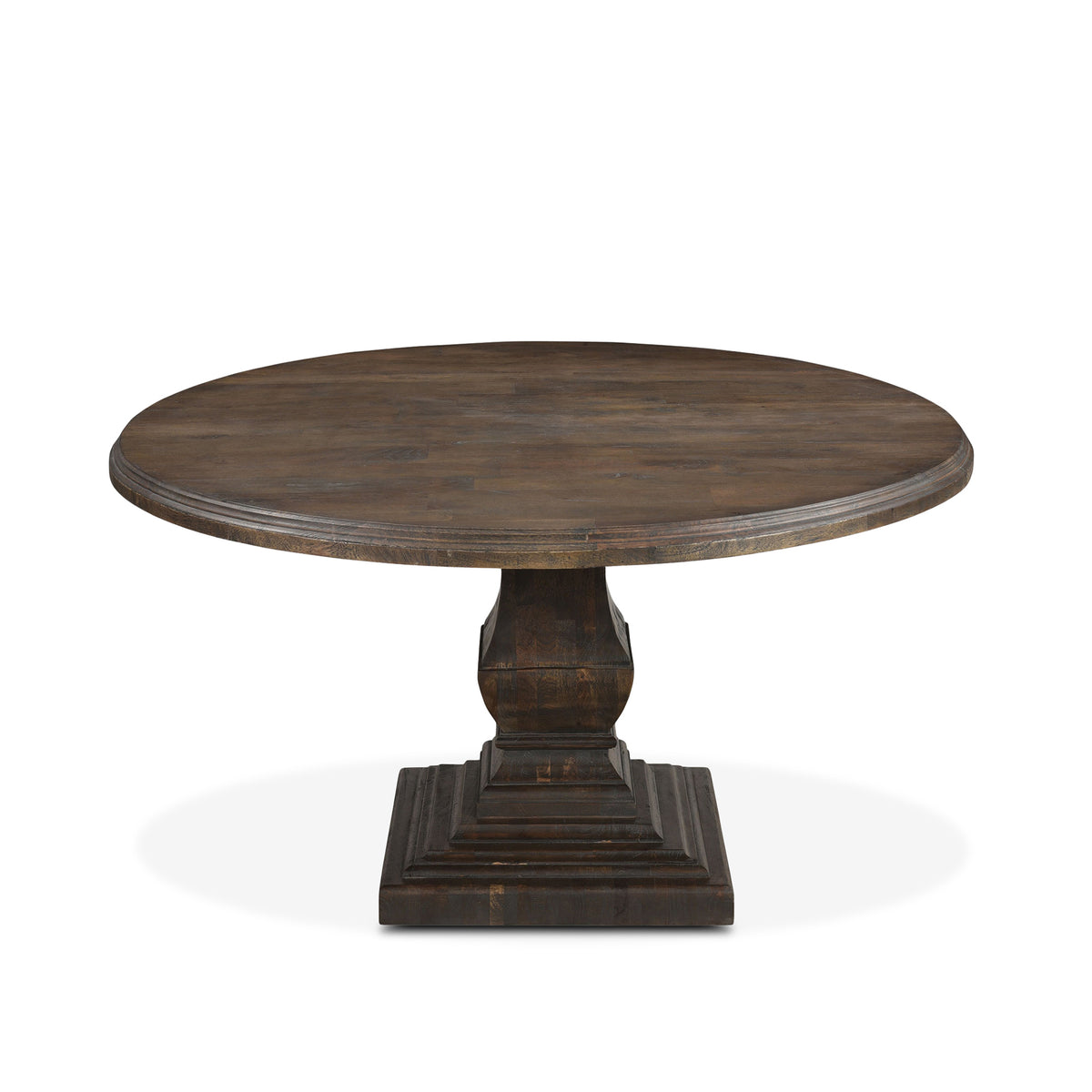 Home Trends & Design Nimes Round Dining Table — Weathered Mango