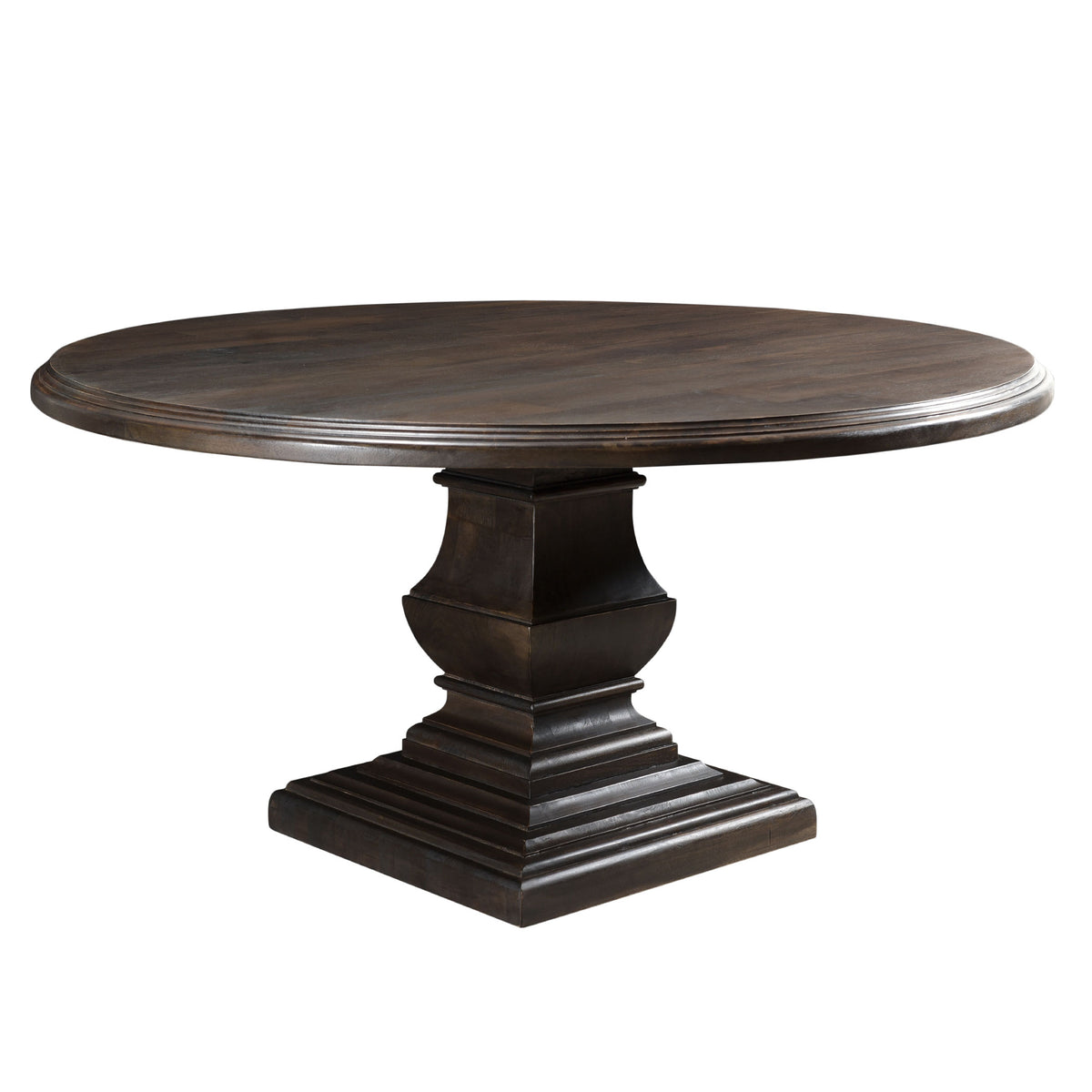 Home Trends & Design Nimes Round Dining Table — Vintage Brown