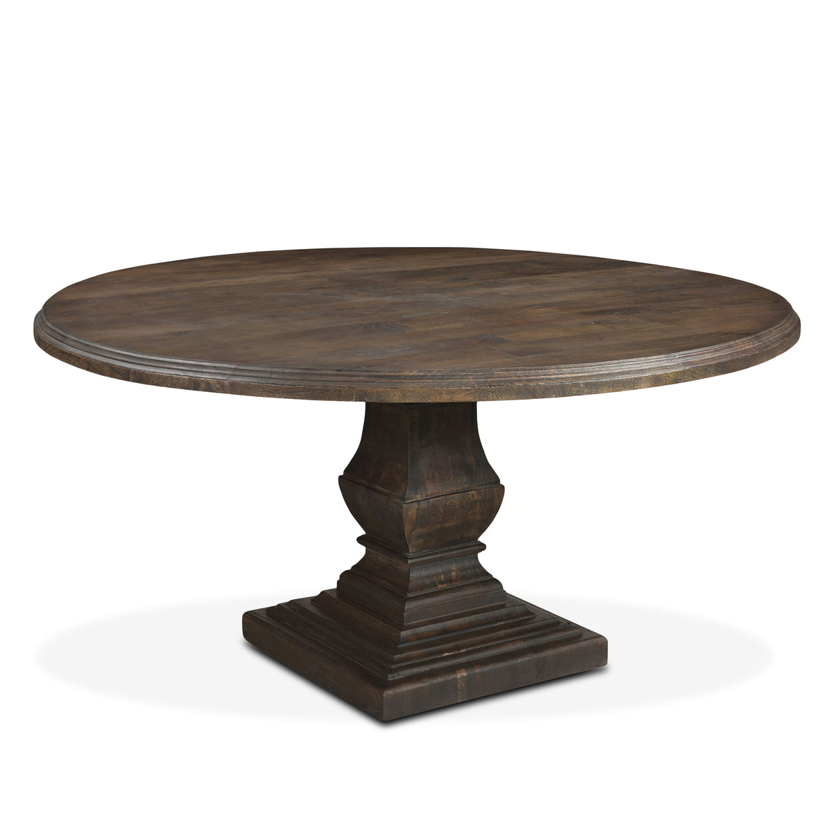 Home Trends & Design Nimes Round Dining Table — Weathered Mango