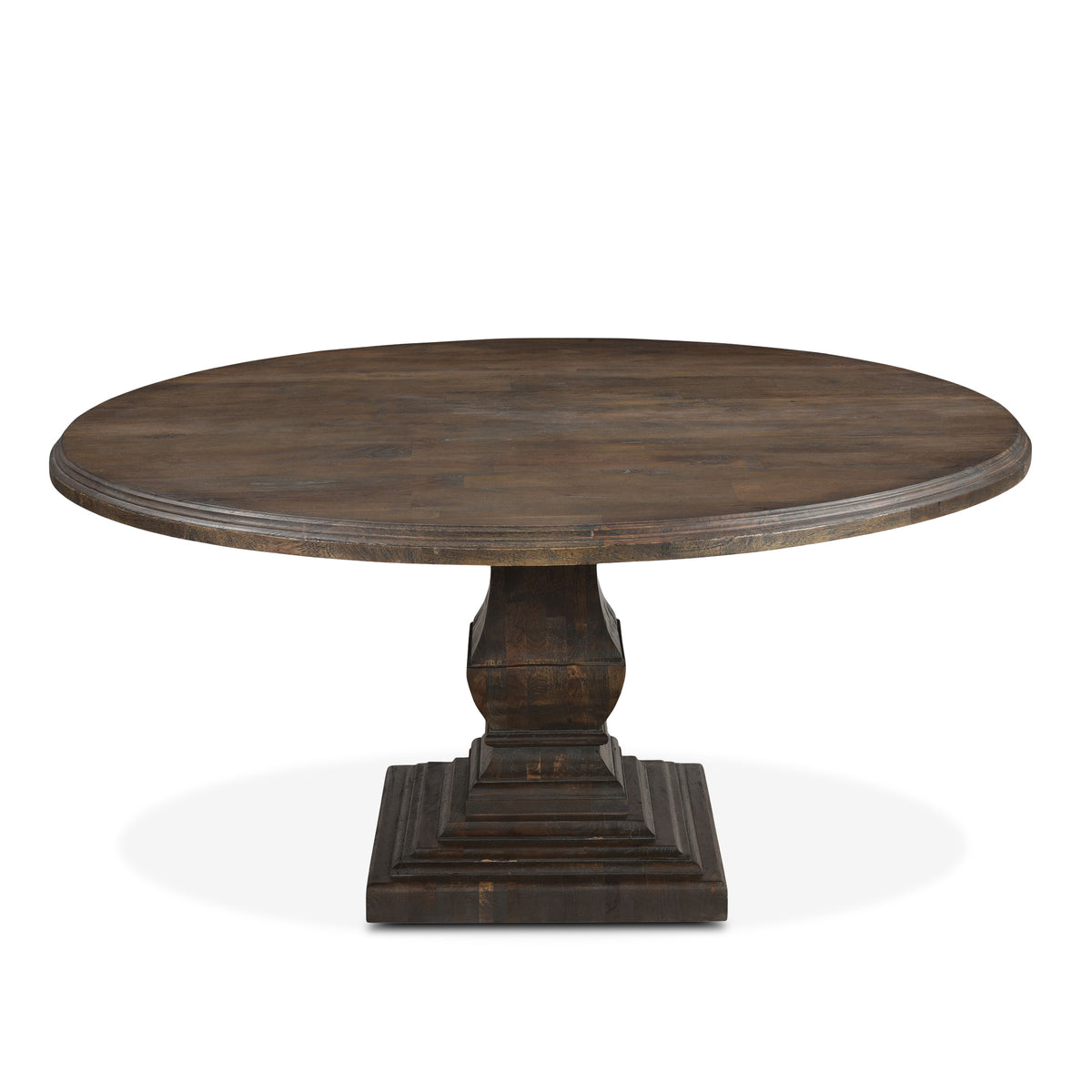 Home Trends & Design Nimes Round Dining Table — Weathered Mango