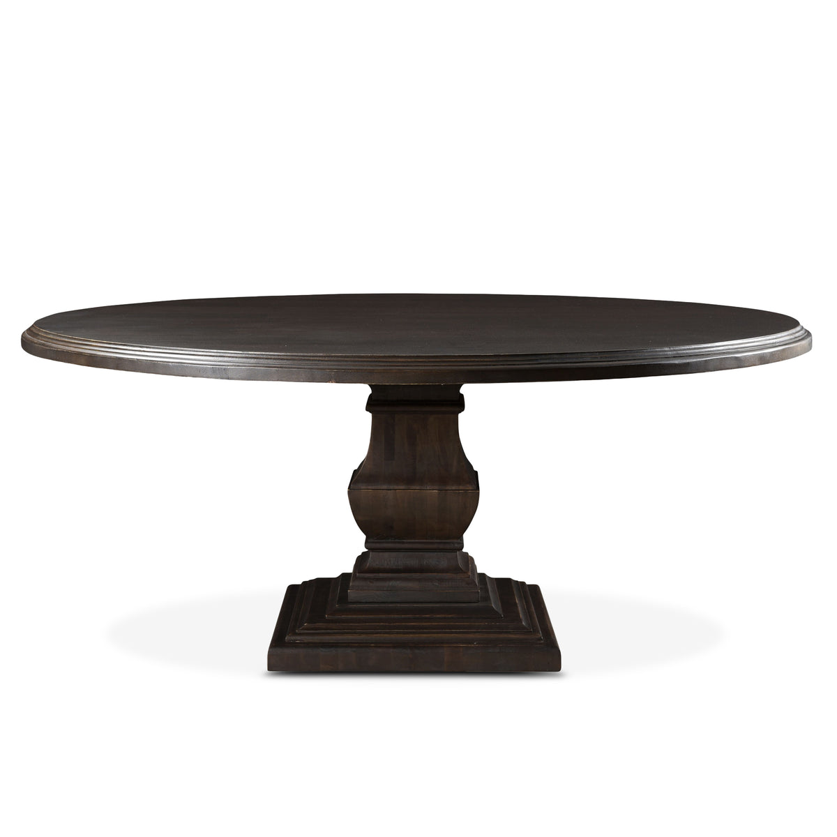 Home Trends & Design Nimes Round Dining Table — Vintage Brown