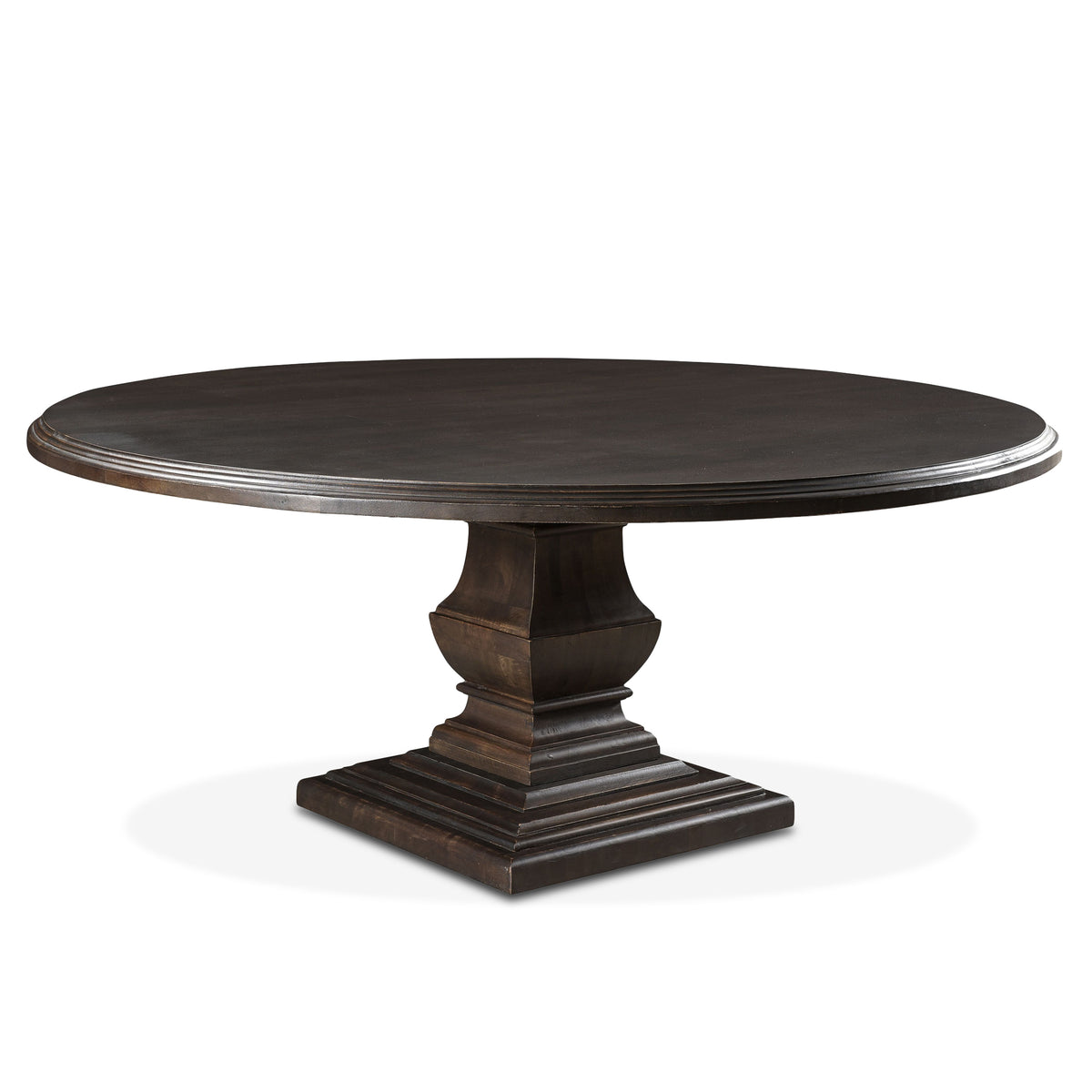 Home Trends & Design Nimes Round Dining Table — Vintage Brown
