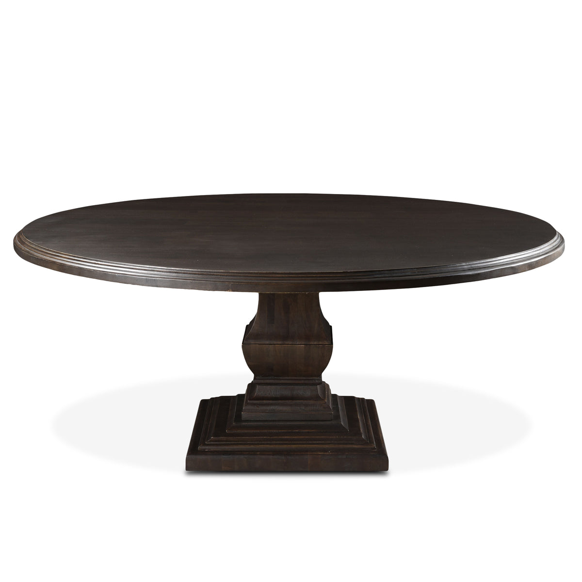 Home Trends & Design Nimes Round Dining Table — Vintage Brown