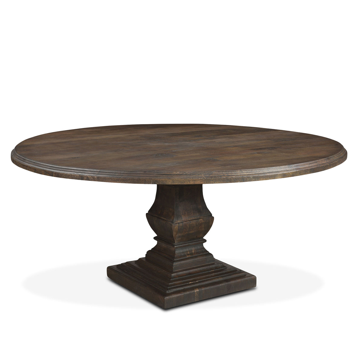 Home Trends & Design Nimes Round Dining Table — Weathered Mango