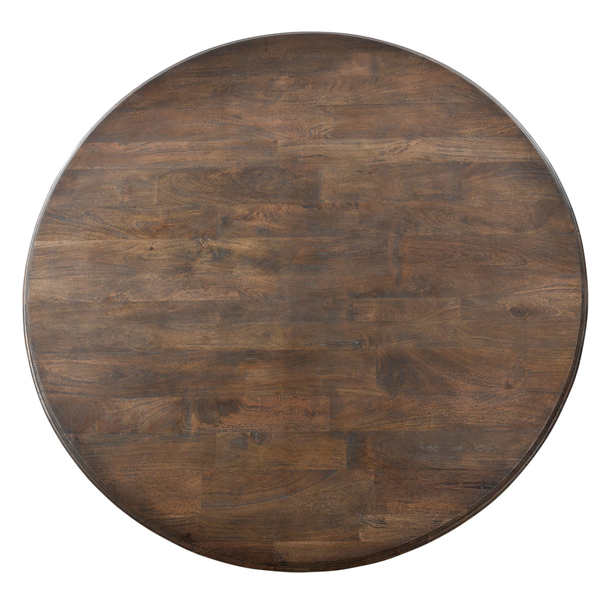 Home Trends & Design Nimes Round Dining Table — Weathered Mango