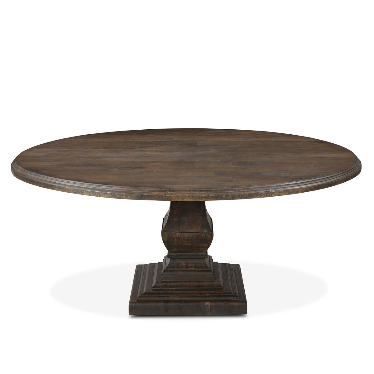 Home Trends & Design Nimes Round Dining Table — Weathered Mango
