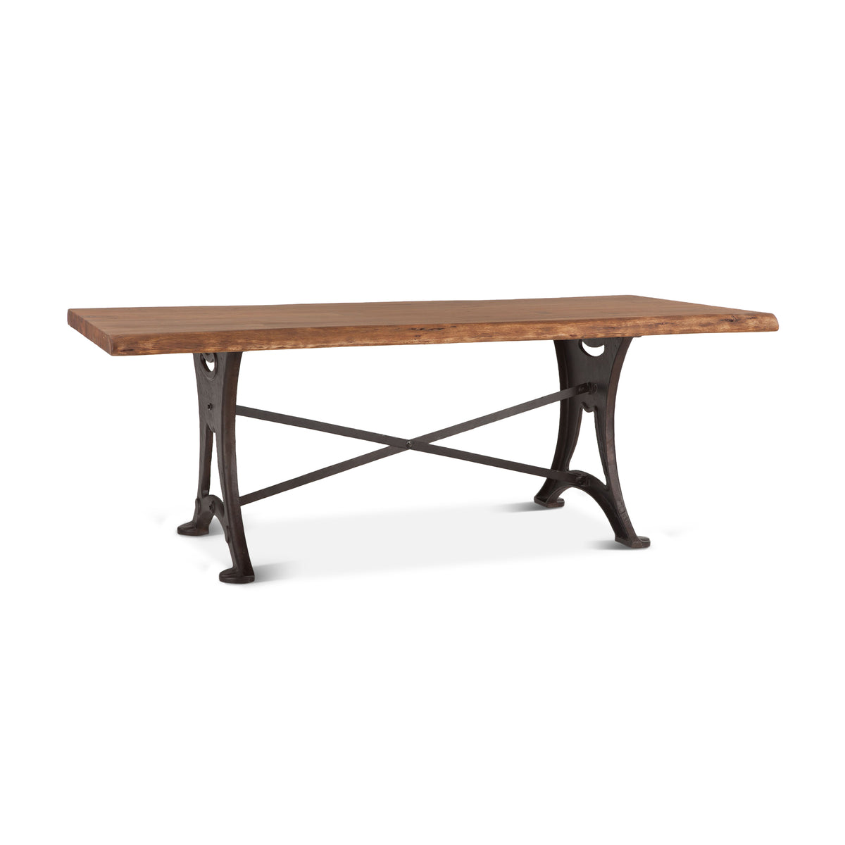 Home Trends & Design Organic Forge 94" Dining Table — Raw Walnut