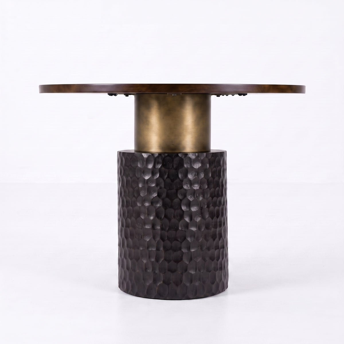 Home Trends & Design Santa Cruz 48" Round Gathering Table — Two Toned