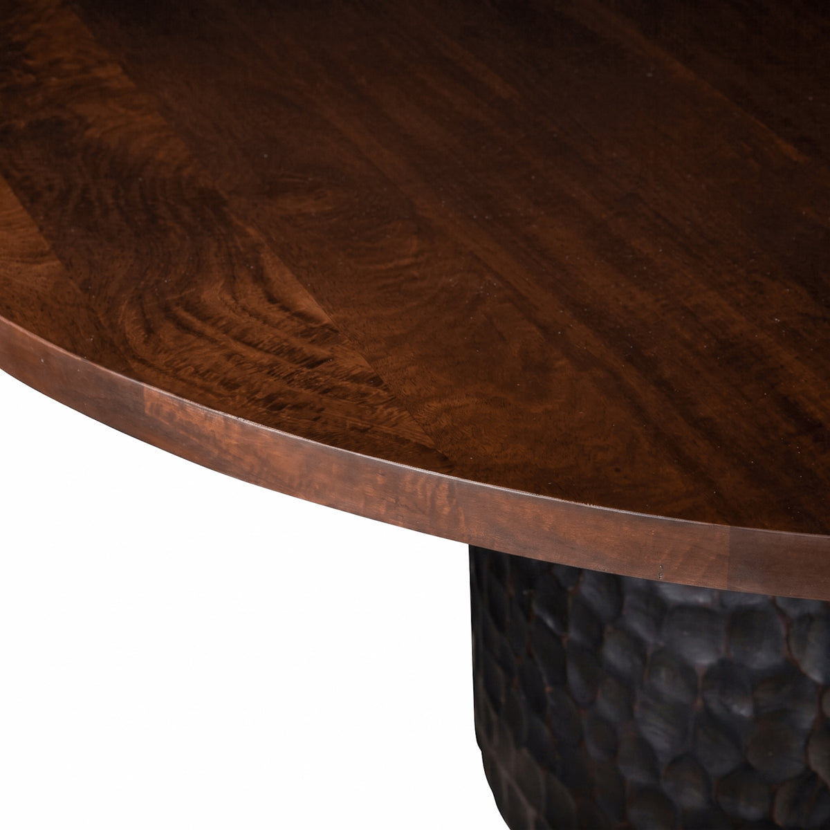 Home Trends & Design Santa Cruz 60" Round Dining Table — Two Toned