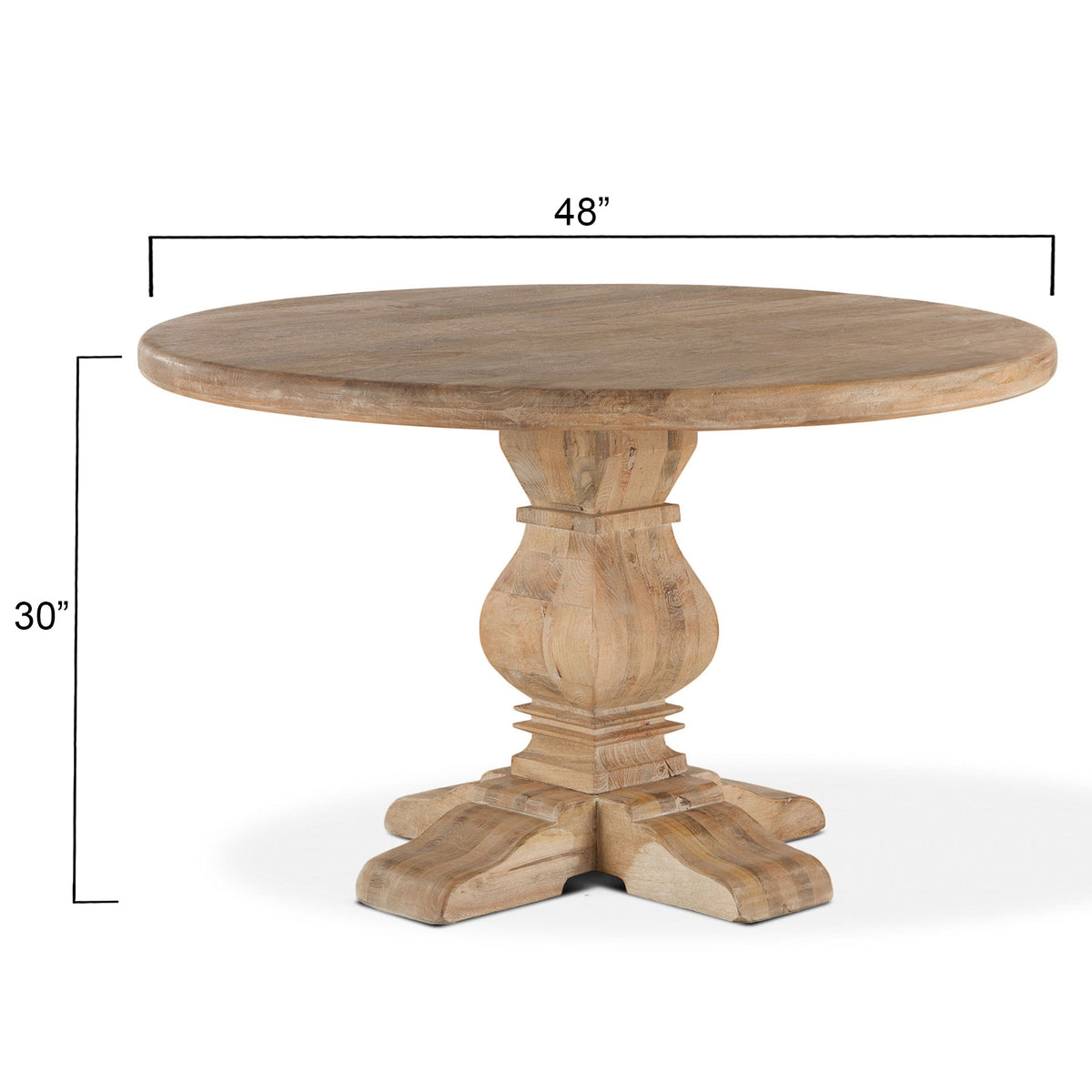 Home Trends & Design San Rafael Round Dining Table