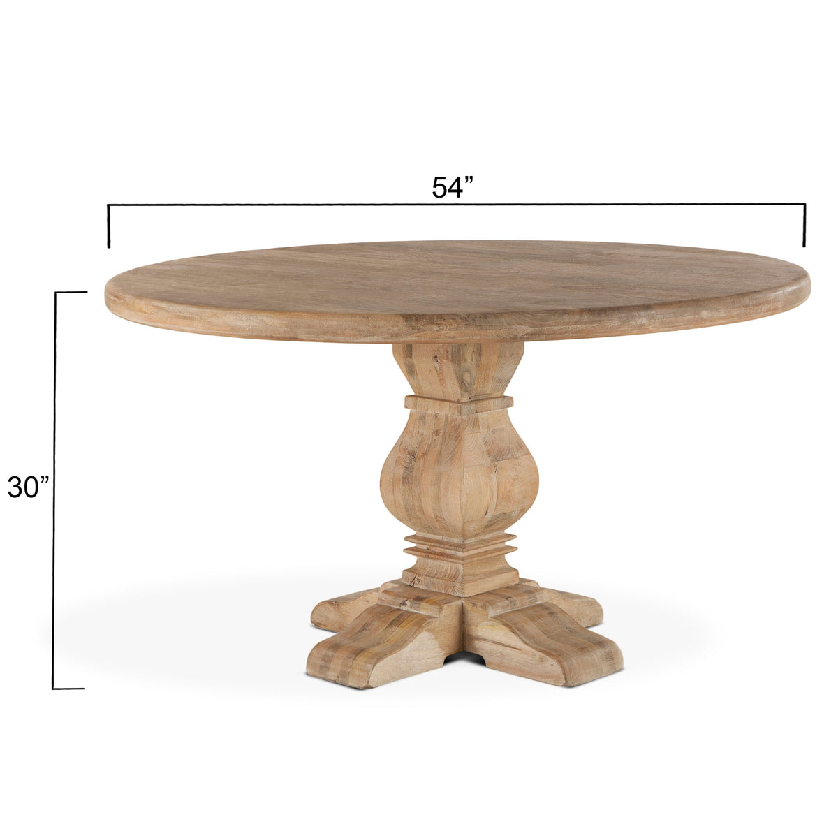 Home Trends & Design San Rafael Round Dining Table