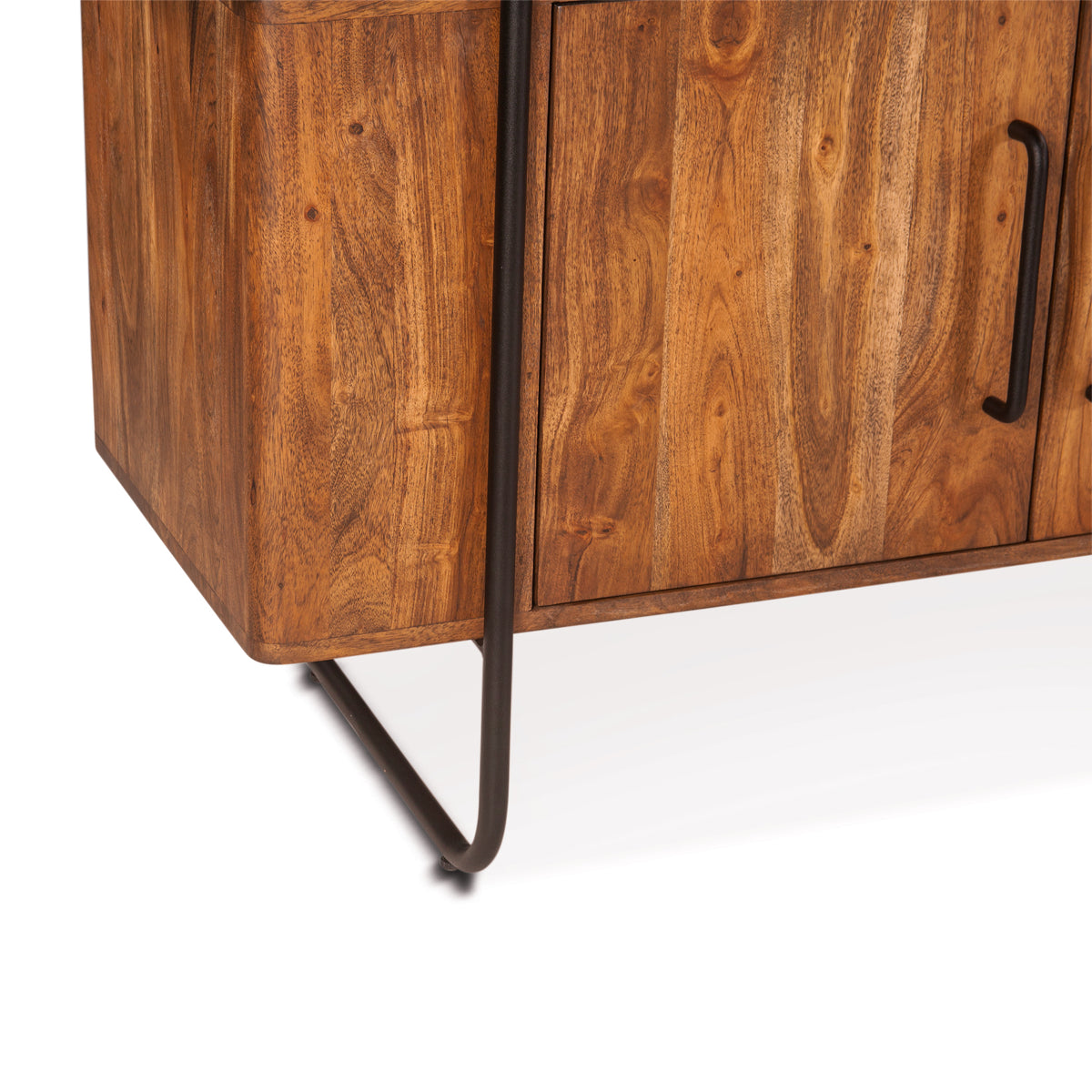 Home Trends & Design Verbania 75" Bookshelf — Pecan Brown