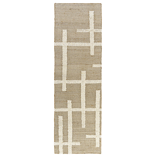 LR Home Elize Rug — Natural / Ivory