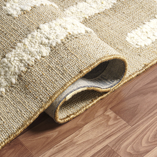 LR Home Elize Rug — Natural / Ivory