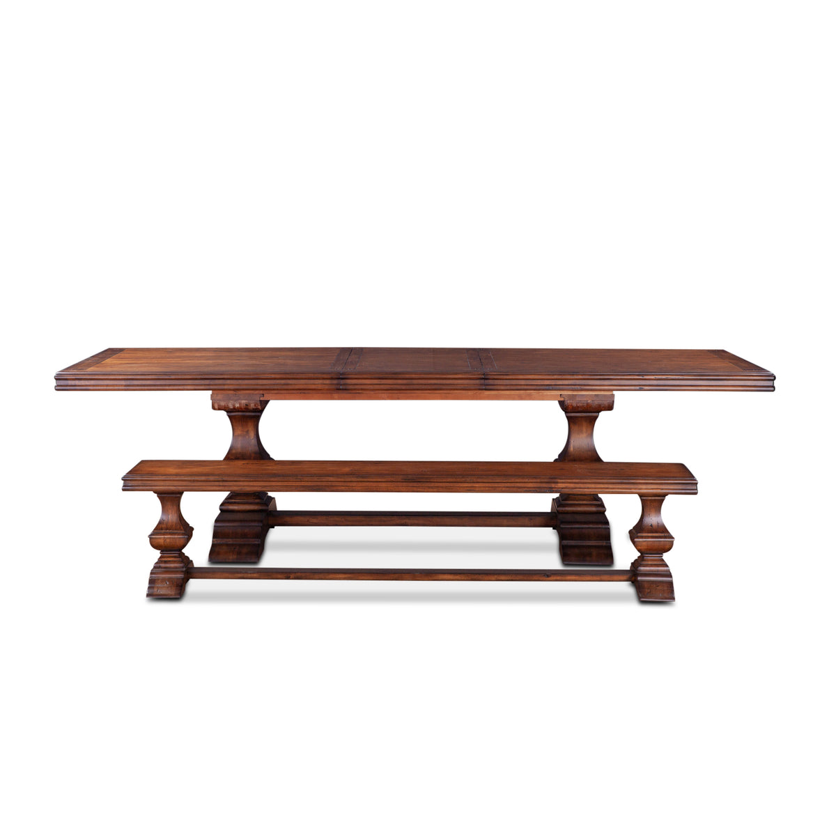 Home Trends Direct Grassroots Charles Extension Dining Table — Chestnut