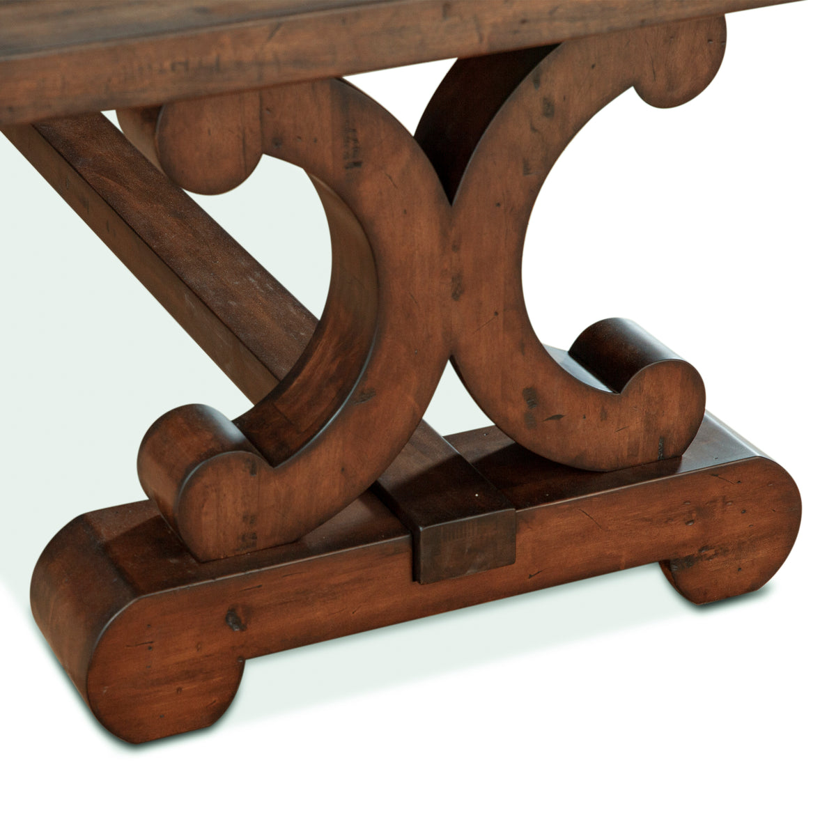 Home Trends Direct Grassroots Maxwell Extension Dining Table — Chestnut