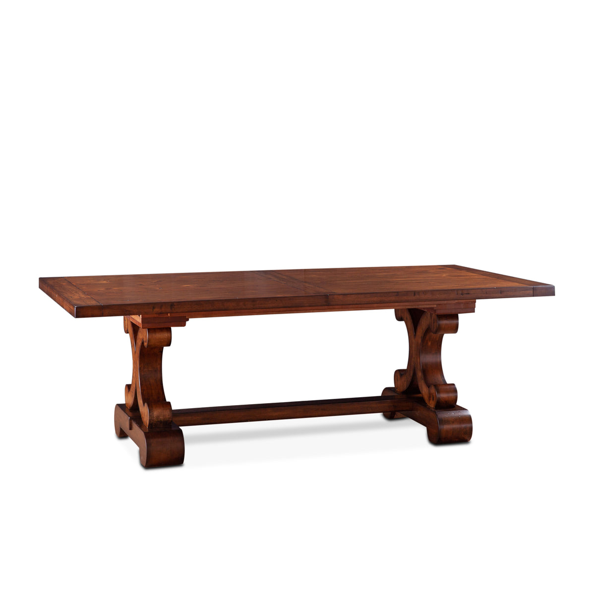 Home Trends Direct Grassroots Maxwell Extension Dining Table — Chestnut