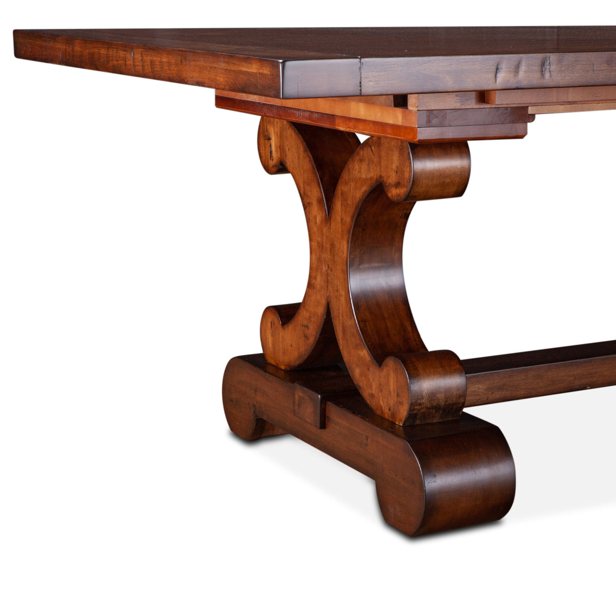 Home Trends Direct Grassroots Maxwell Extension Dining Table — Chestnut