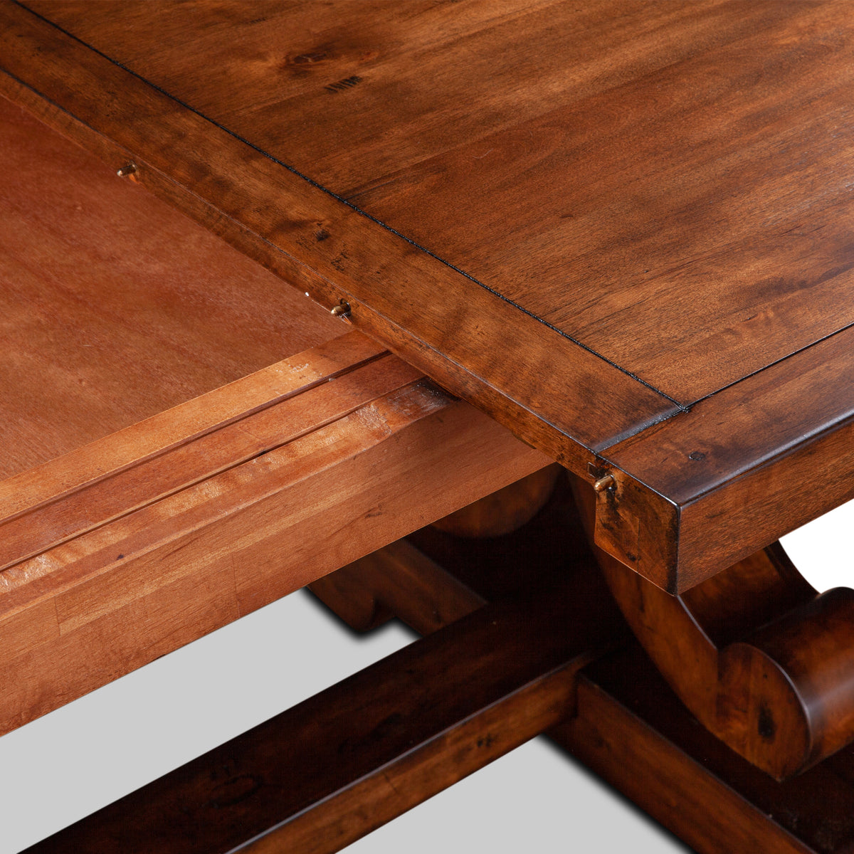Home Trends Direct Grassroots Maxwell Extension Dining Table — Chestnut