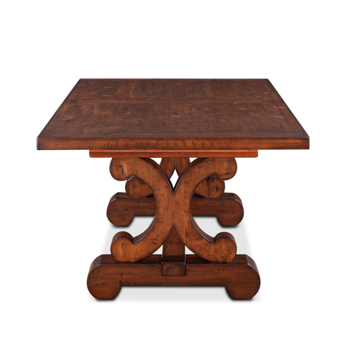 Home Trends Direct Grassroots Maxwell Extension Dining Table — Chestnut