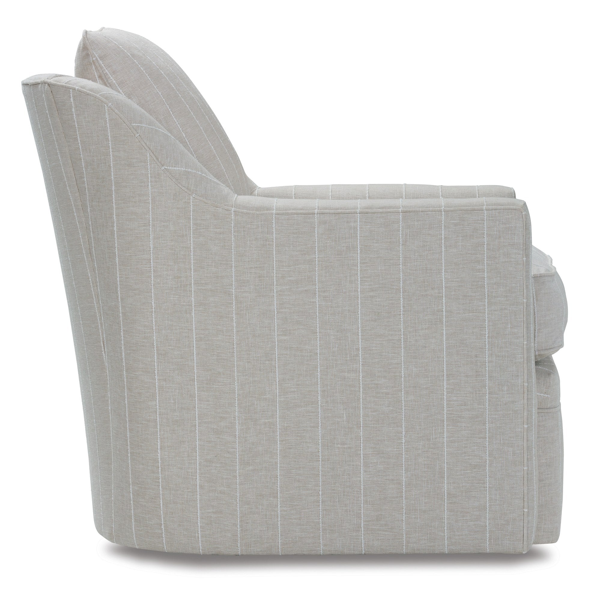 Rowe Furniture Hollins Swivel Chair — Natural