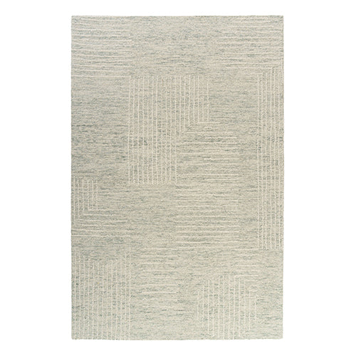 LR Home Haze Rug — Teal/Ivory