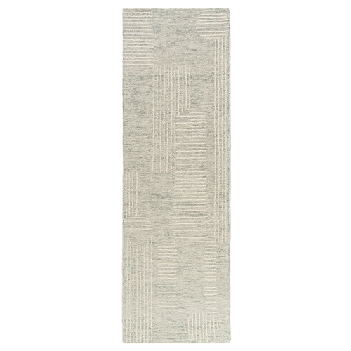 LR Home Haze Rug — Teal/Ivory