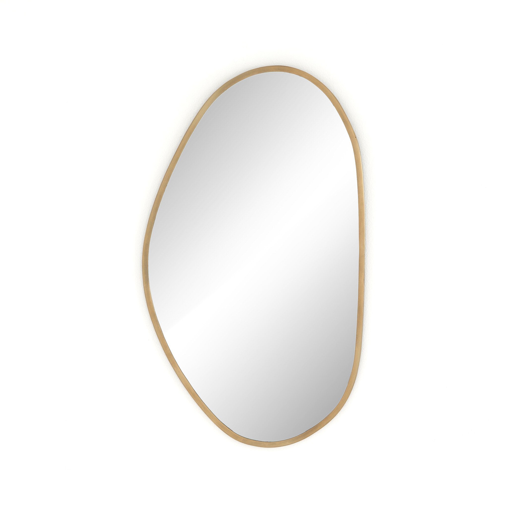 Four Hands Brinley Mirror — Antique Brass Iron-Mirror