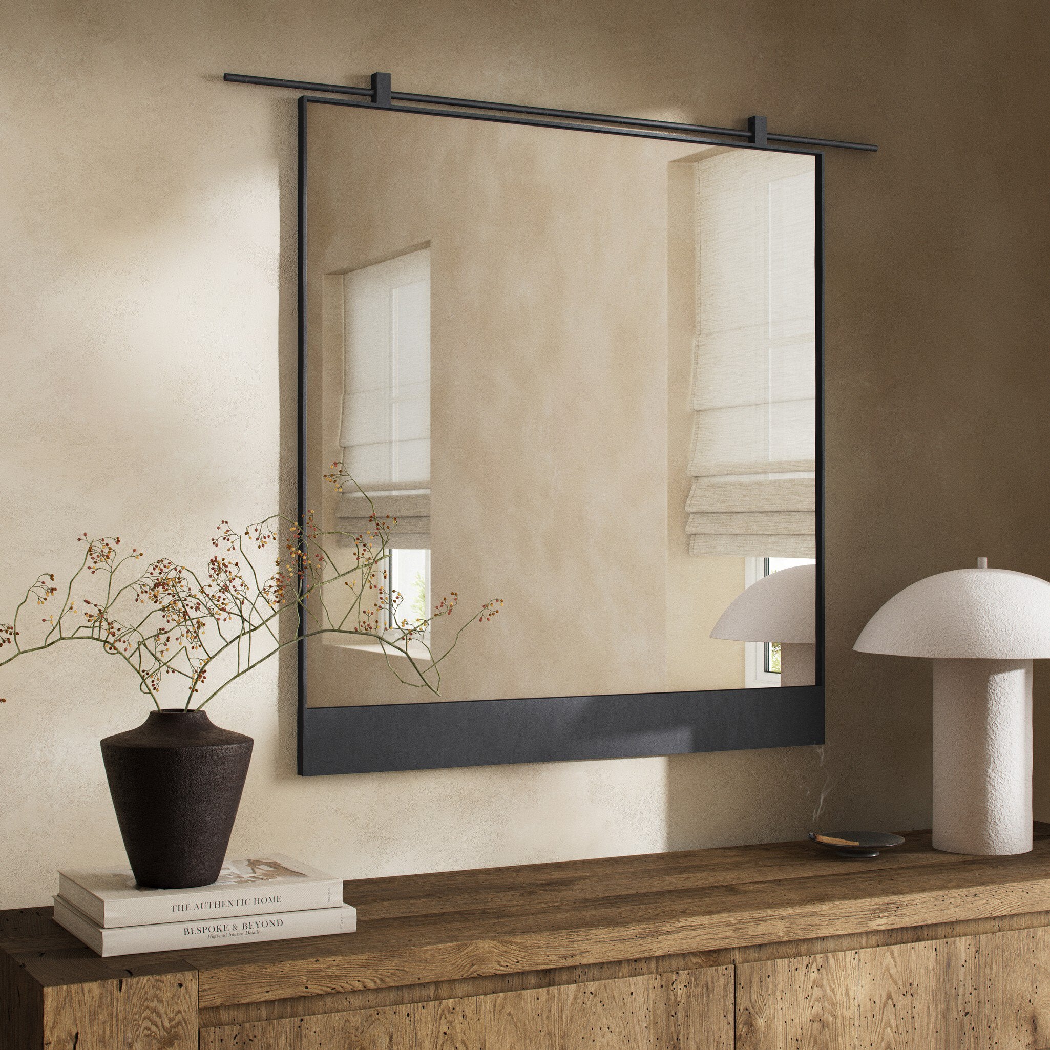 Four Hands Chico Mirror — Antiqued Iron-Mirror