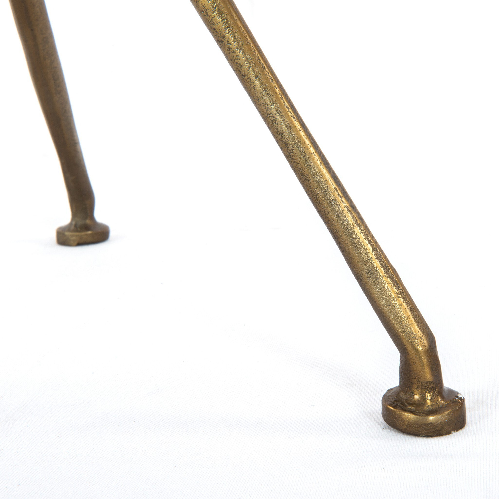 Four Hands Schmidt Accent Table — Raw Antique Brass