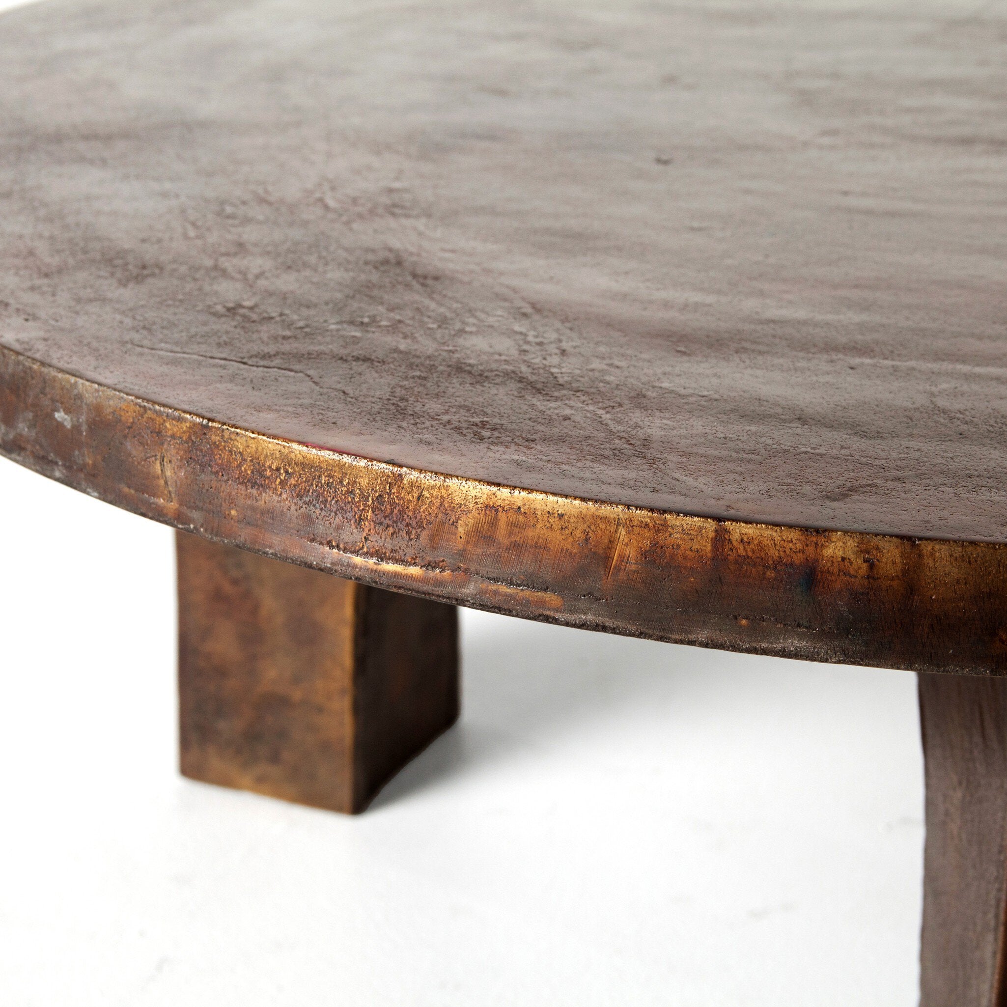 Four Hands Cruz Coffee Table — Antique Rust