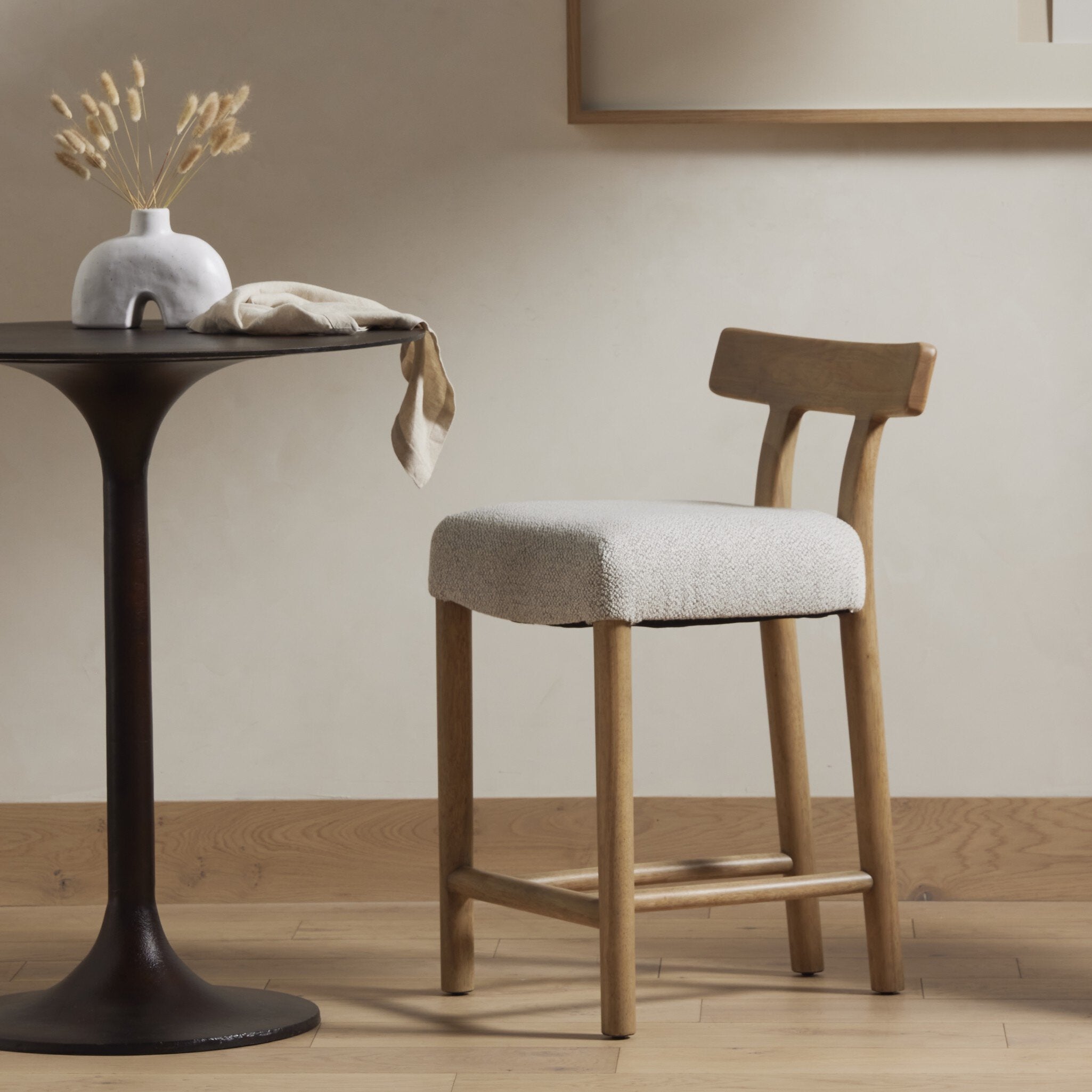 Four Hands Simone Bar + Counter Table — Antique Rust-Counter