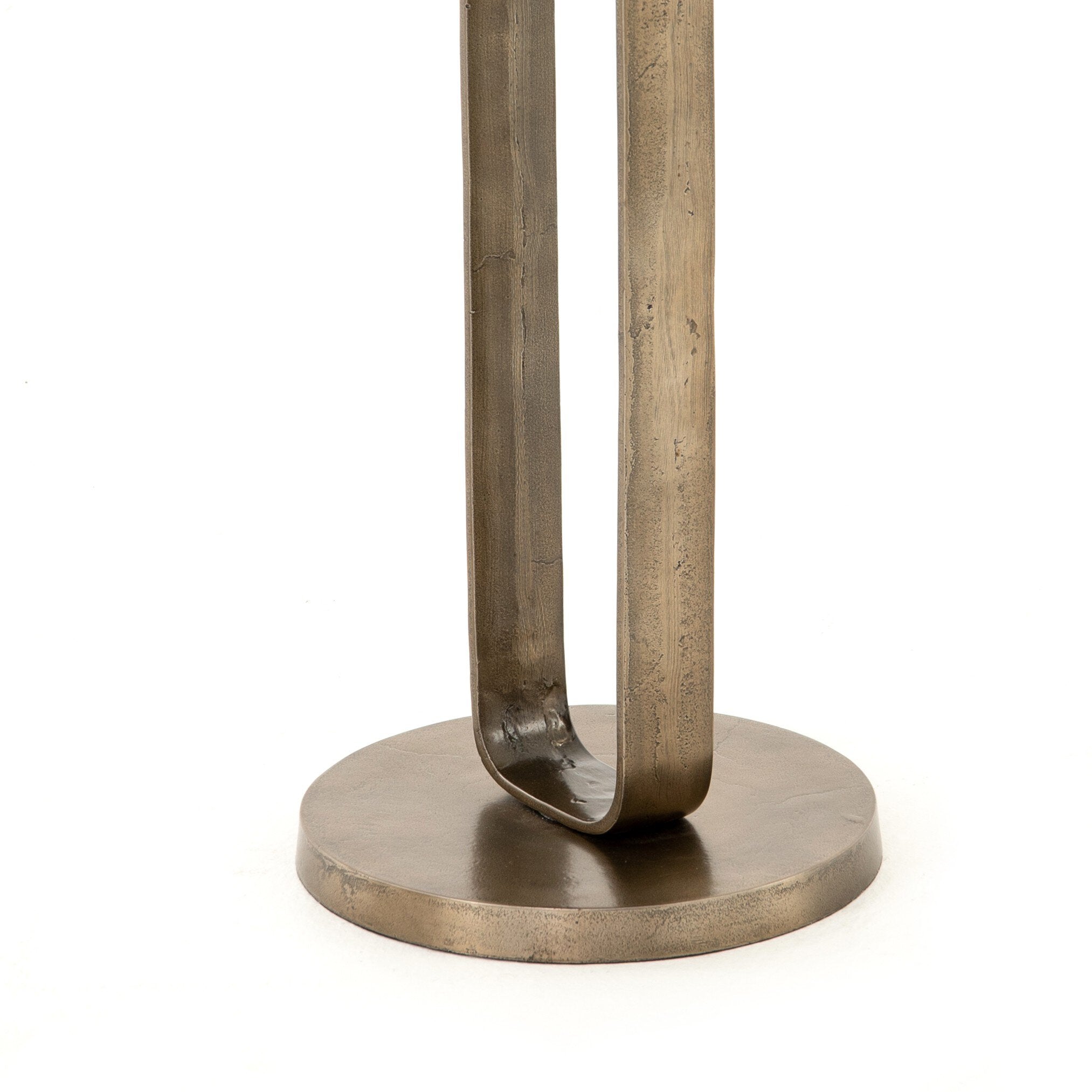 Four Hands Douglas End Table — Aged Bronze